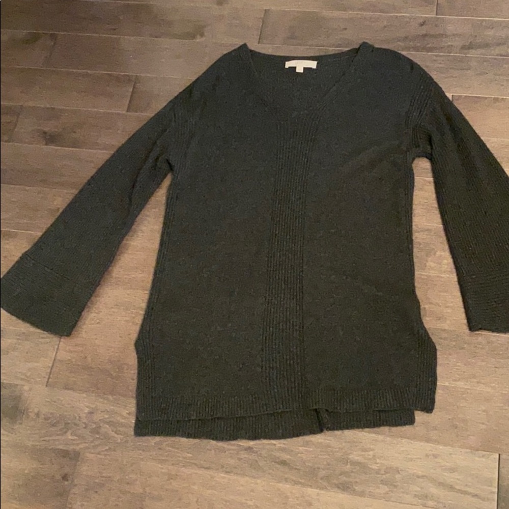 Loft Tunic Sweater grey Large bell sleeves
